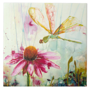 Carreau Belle Dragonfly en céramique Carrelage de cuisine