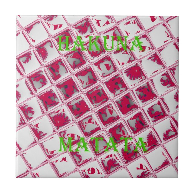 Carreau Belle image Extraordinaire rouge stylish miroir (Devant)