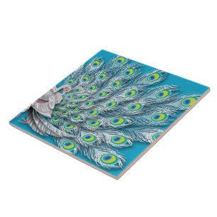 Carreau Belle Peacock Fine japonais Kimono design
