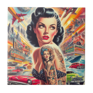 Carreau Belle pinceau Vintage