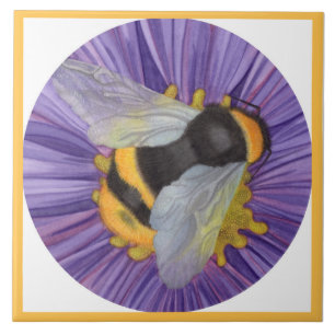 Carreau Belle tuile murale d'abeille 4 x 4 ou 6 x 6 Trivet