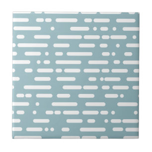 Carreau Belles couleurs bleu clair et blanc l Abstrait Mod