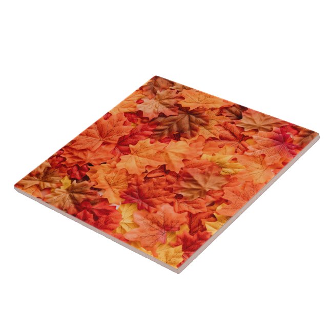 Carreau Belles feuilles d'automne (Côté)