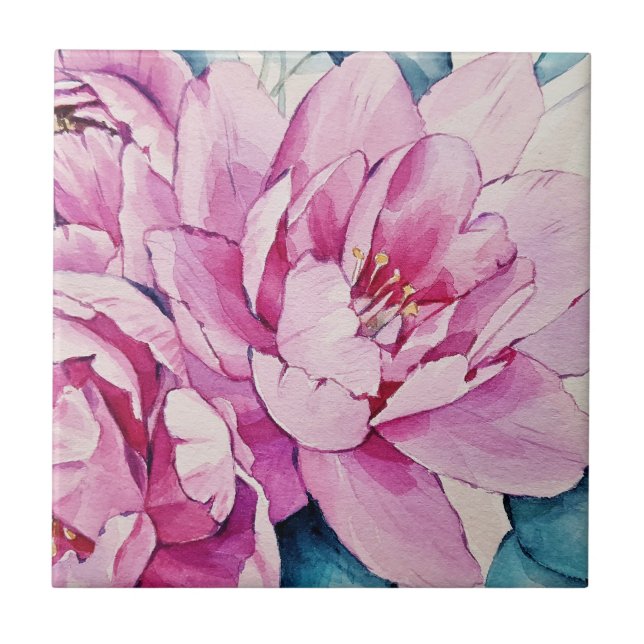 Carreau Belles fleurs extérieures (Devant)