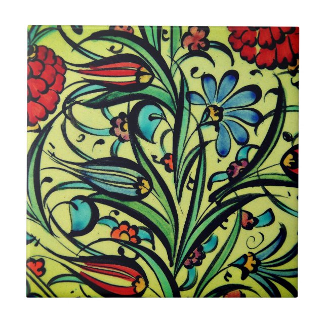 Carreau Belles fleurs vintages (Devant)