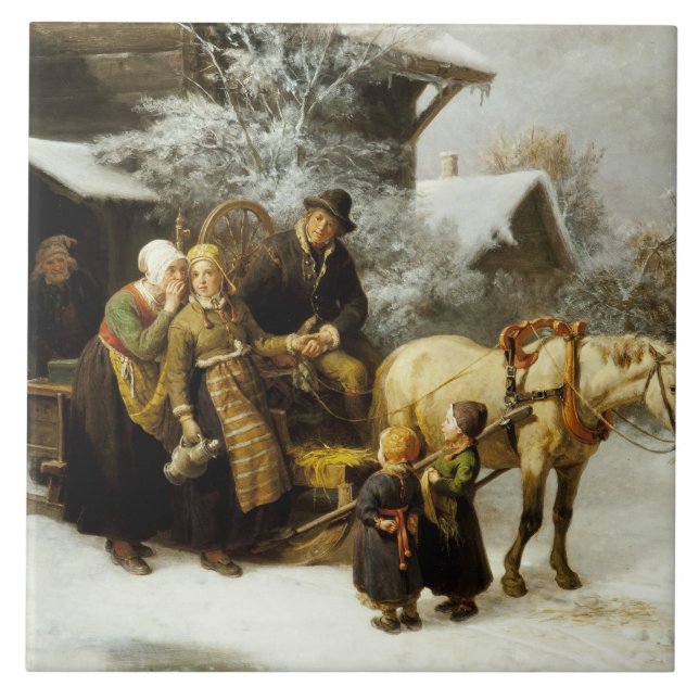 Carreau Bengt Nordenberg - Quitter la maison (Devant)