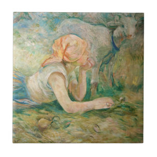 Carreau Berthe Morisot - Berger au repos