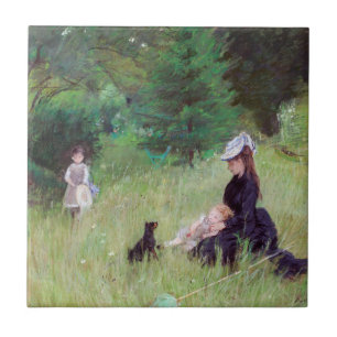 Carreau Berthe Morisot - Dans un parc