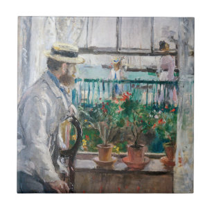 Carreau Berthe Morisot - Eugene Manet sur l'île de Wight