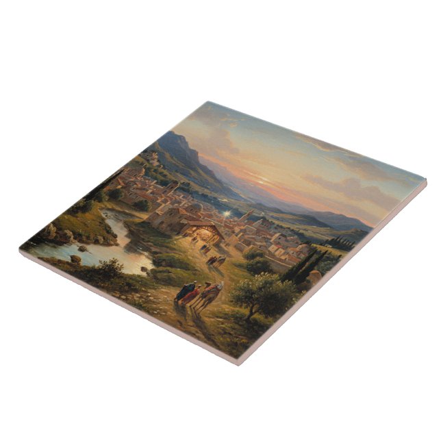 Carreau Bethlehem, Nativity Scene, (Côté)