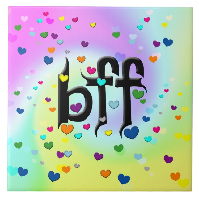 Carreau bff ~ coeurs (Devant)