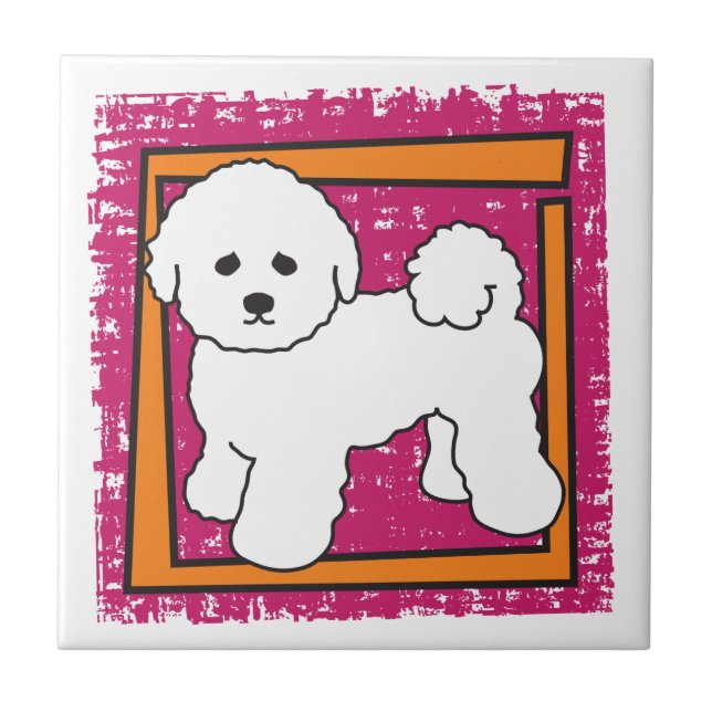 CARREAU BICHON FRISE (Devant)