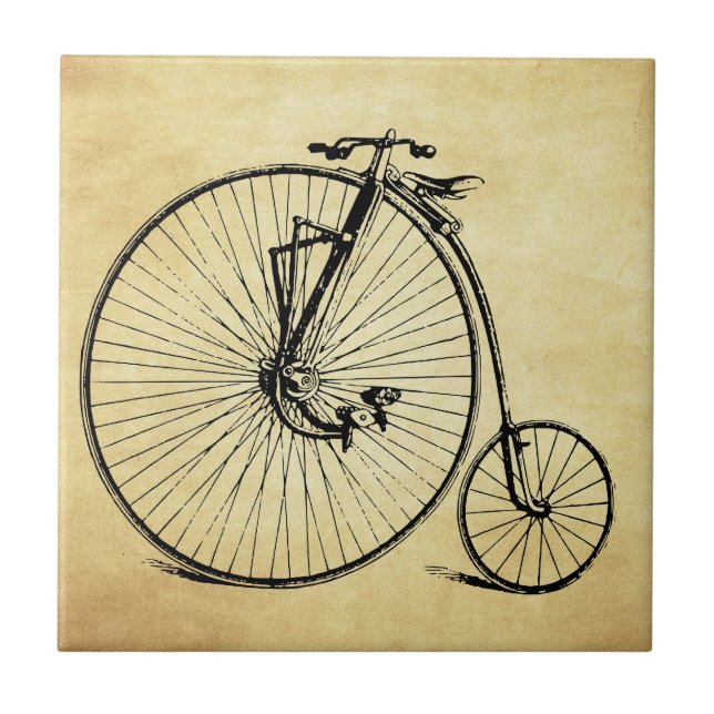 Carreau Bicyclette vintage (Devant)