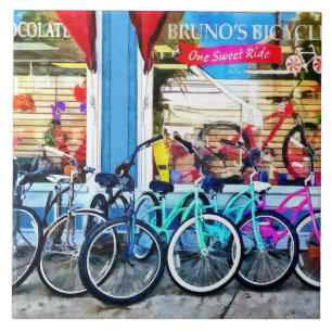 Carreau Bicyclettes et chocolat