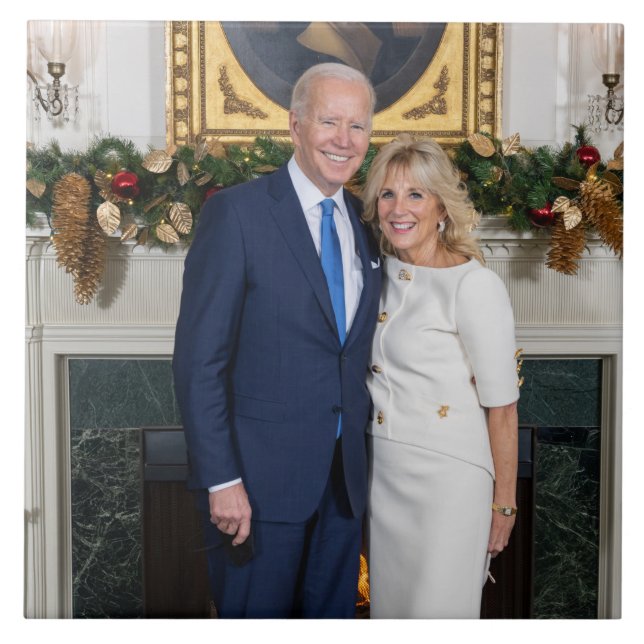 Carreau Biden State of the Christmas Union Adresse (Devant)