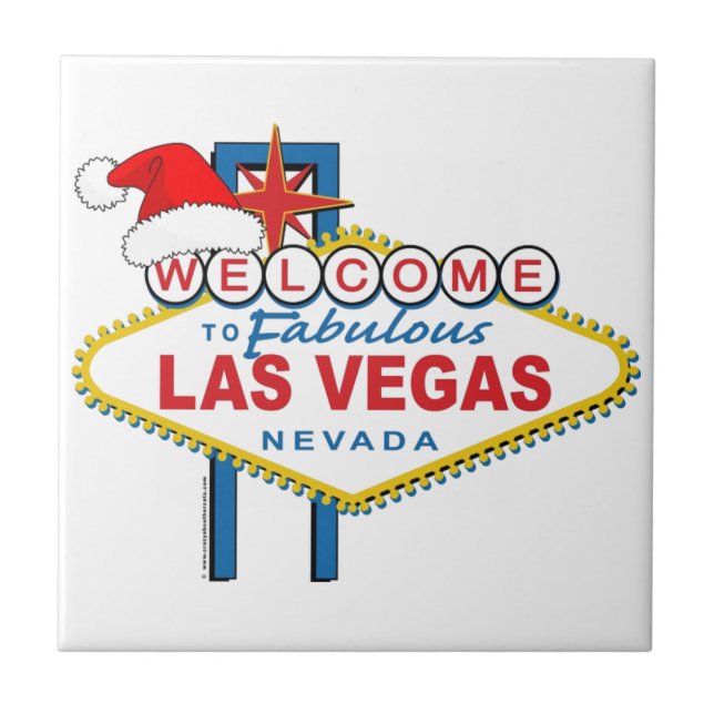 Carreau Bienvenue à Fabulous Las Vegas Noël (Devant)