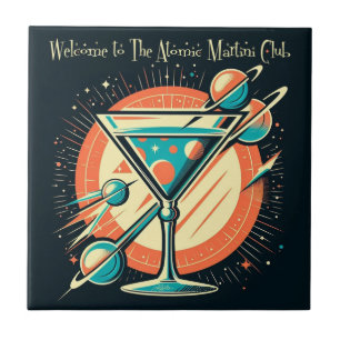 Carreau Bienvenue au club Atomic Martini Space Age