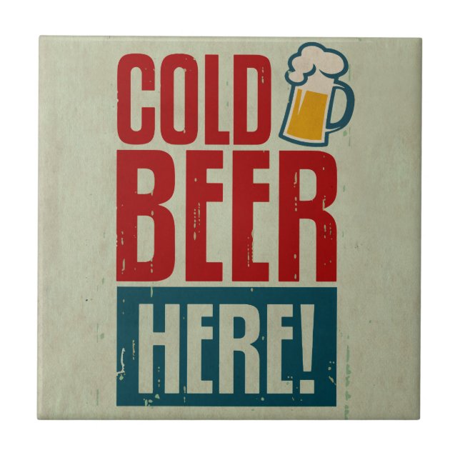 Carreau Bière froide (Devant)