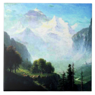 Carreau Bierstadt - Chute de Staubbach près de Lauterbrunn