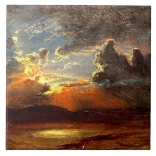Carreau Bierstadt - Ciels illuminés, beaux paysages
