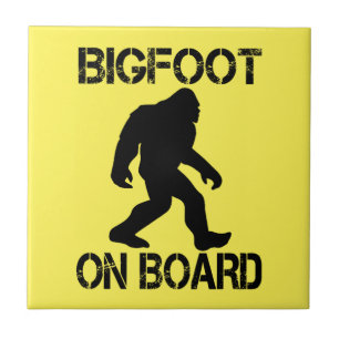 Carreau Bigfoot à bord drôle Bigfoot
