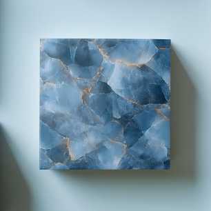 Carreau Bijou de luxe en pierre précieuse bleu foncé d'est
