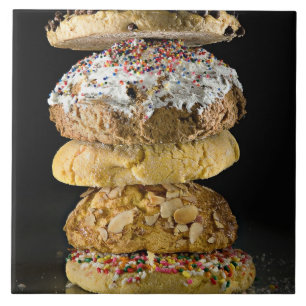 Carreau Biscuits dans une pile