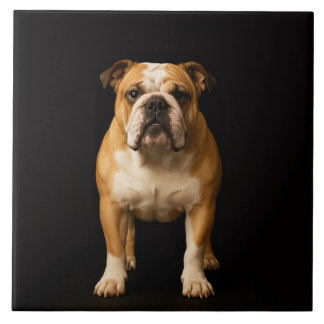 Carreau Black 4 Luxe Tile with Stamina Bulldog