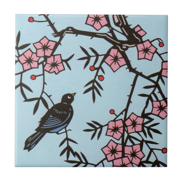 Carreau Black Bird Cherry (Devant)