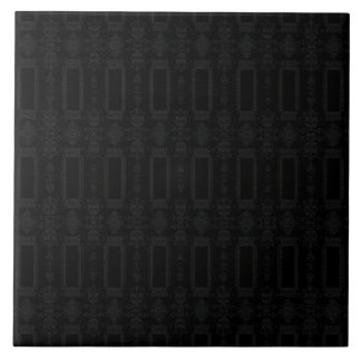 Carreau Black Geometric Pattern – Modern Minimalist Design