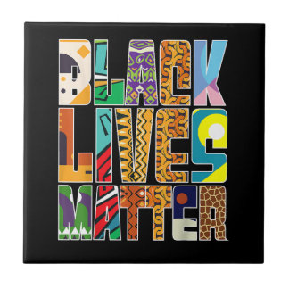 Carreau Black Lives Matt BLM Diversité Art Mural Black H