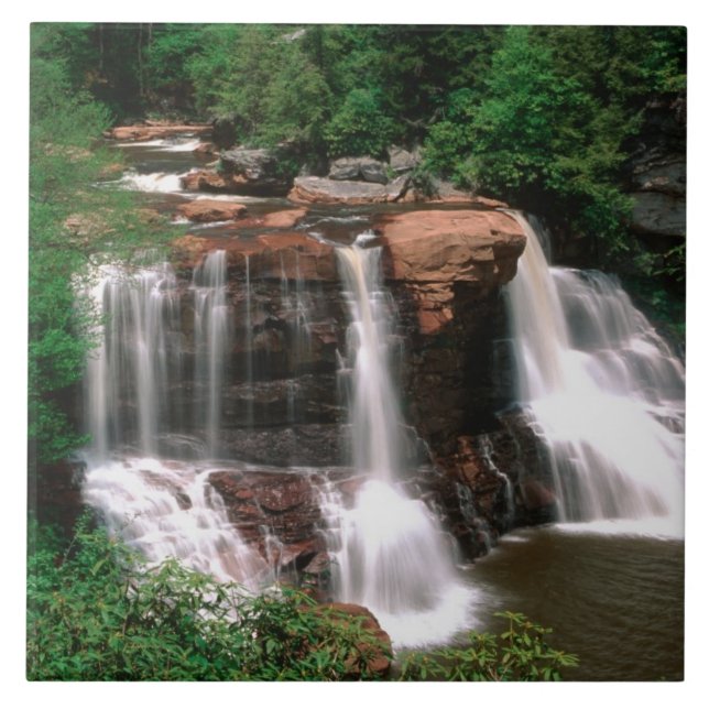 Carreau Blackwater Falls, Virginie-Occidentale, pittoresqu (Devant)