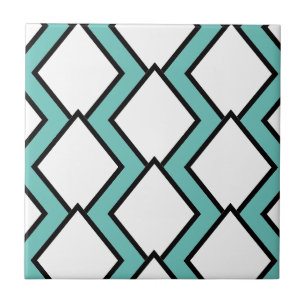 Carreau blanc Art déco 2