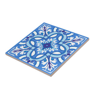 Carreau 🤍 💙 Blanc et bleu Porto Azulejos