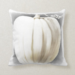 Carreau blanc et gris de coussin d'accent de