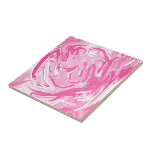 Carreau Blanc rose Faux Marbre Pierre Carrelage céramique 