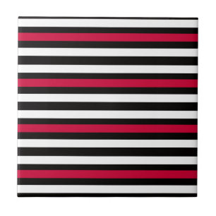 Carreau Blancs rouge brun