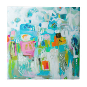 Carreau Bleu Abstrait