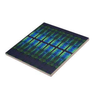 Carreau Bleu bleu foncé vert INVERSE glamour astral