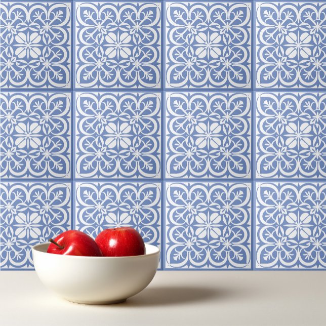 Carreau Bleu de Cornflower motif portugais Méditerranée (Créateur téléchargé)
