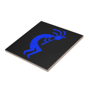 Carreau Bleu de Kokopelli