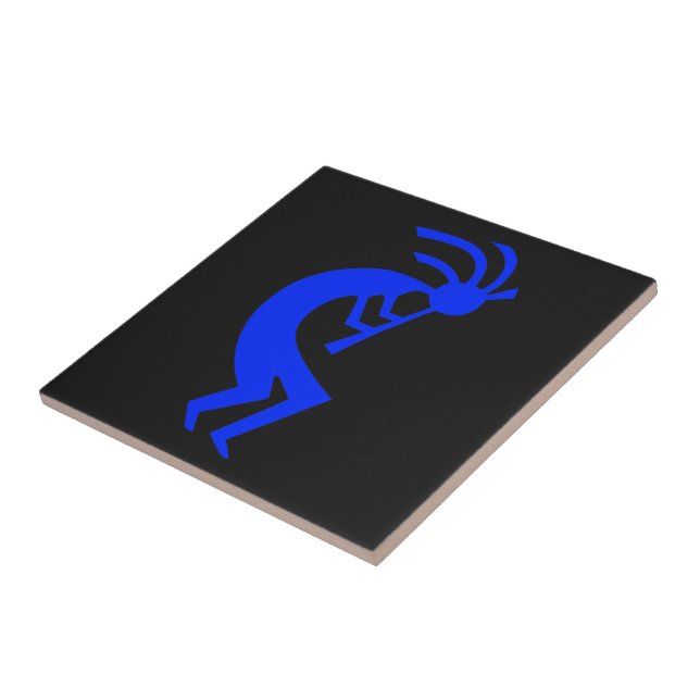 Carreau Bleu de Kokopelli (Côté)