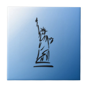 Carreau Bleu de la statue de la Liberté