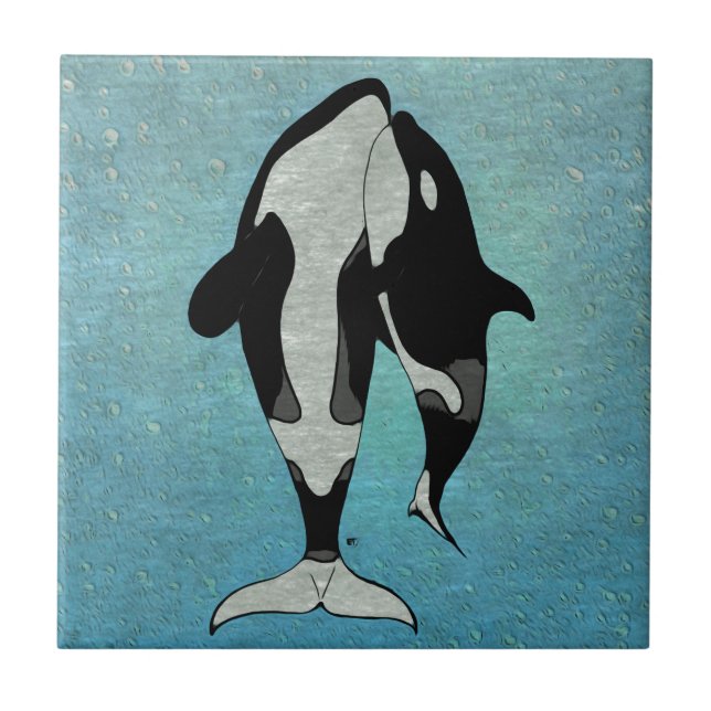 Carreau Bleu d'Orca (Devant)