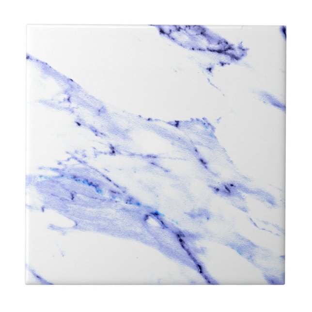 Carreau Bleu et Marbre blanc (Devant)
