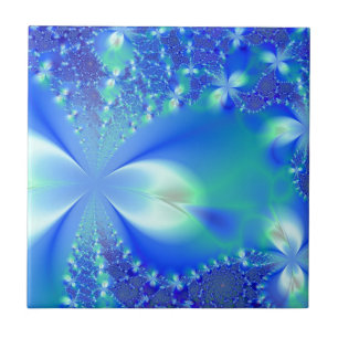 Carreau Bleu floral