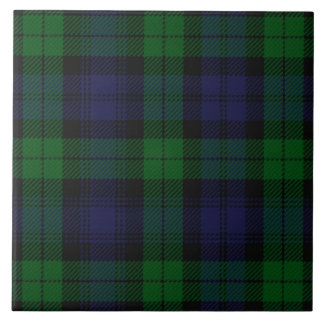 Carreau Bleu Green Highland Tartan Check