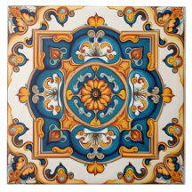 Bleu jaune méditerranéen