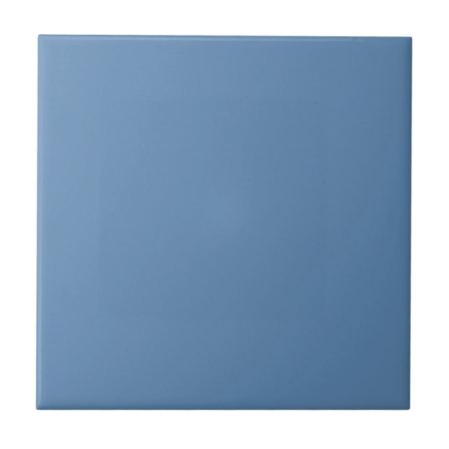 Carreau Bleu Lichen couleur solide Impression, Bleu clair  (Devant)