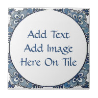 Bleu Néerlandais look, modifier le texte, ajouter